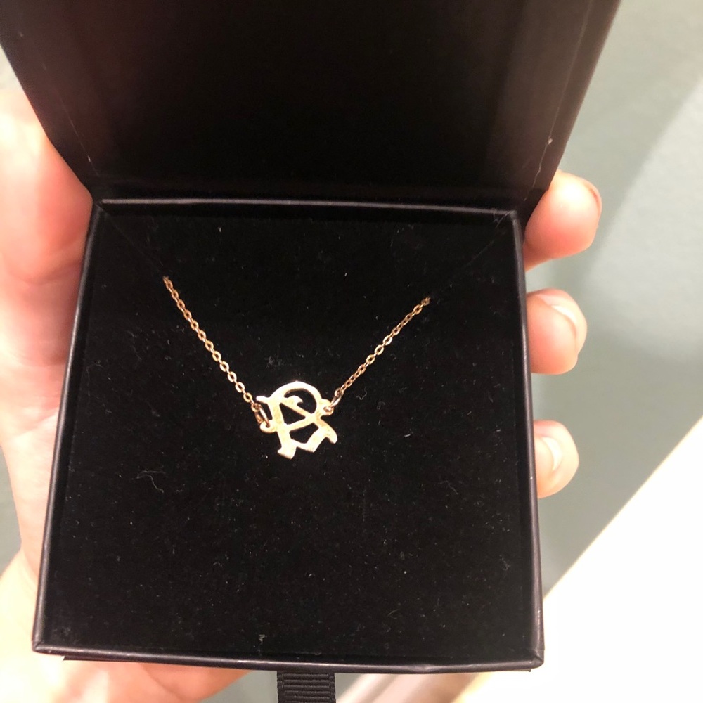 The M Jewelers Gold Initial “A” Choker Necklace - Picture 2 of 6